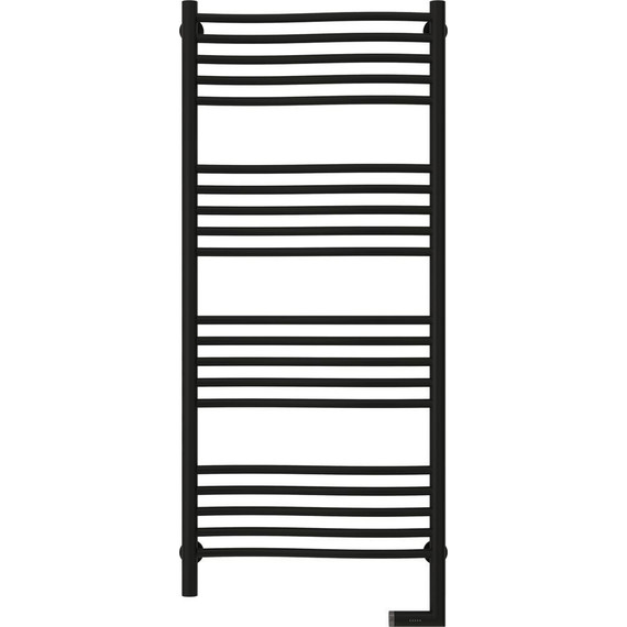 Полотенцесушитель электрический Сунержа Флюид 2.0 П20 1200x500 мм 31-5221-1250 R, чёрный матовый - фото 2