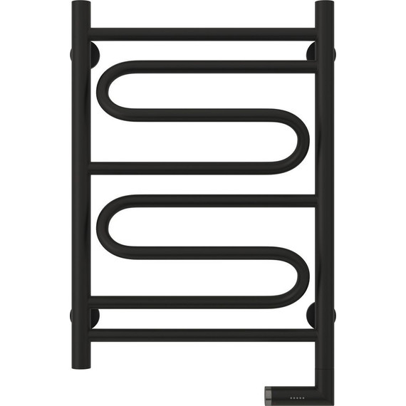 Полотенцесушитель электрический Сунержа Элегия 2.0 П8 600x400 мм 31-5219-6040 R, чёрный матовый - фото 2