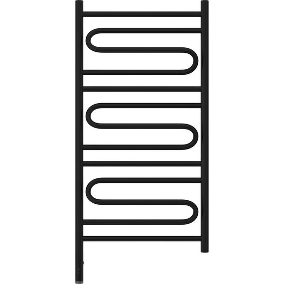 Полотенцесушитель электрический Сунержа Элегия 3.0 П13 1000x500 мм 31-5818-1050 L, чёрный матовый - фото 2