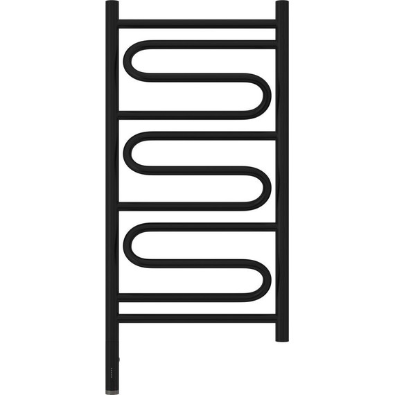 Полотенцесушитель электрический Сунержа Элегия 3.0 П11 800x400 мм 31-5818-8040 L, чёрный матовый - фото 2