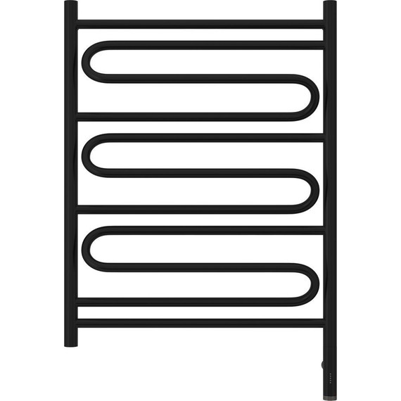Полотенцесушитель электрический Сунержа Элегия 3.0 П11 800x600 мм 31-5819-8060 R, чёрный матовый - фото 2
