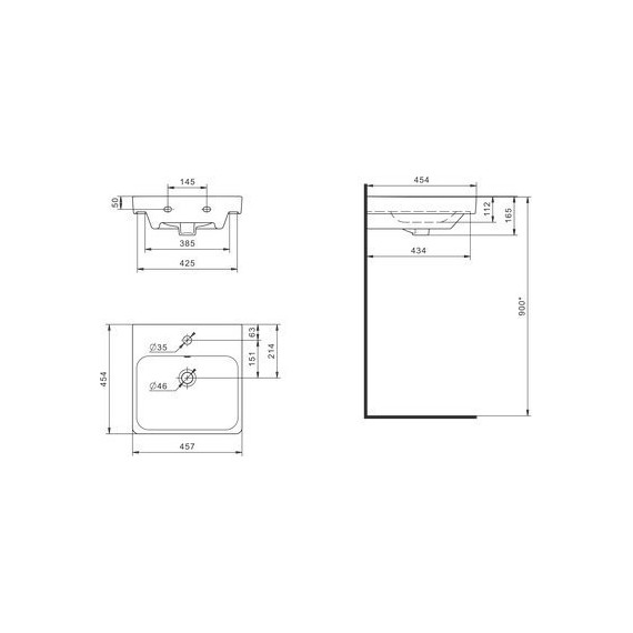 Тумба универсальная с раковиной Акватон Сканди Doors 45 см 1A278701SDB20, дуб верона/белый глянцевый (ножки в комплекте) - фото, картинка 14 Тумба универсальная с раковиной Акватон Сканди Doors 45 см 1A278701SDB20, дуб верона/белый глянцевый (ножки в комплекте) - фото 14