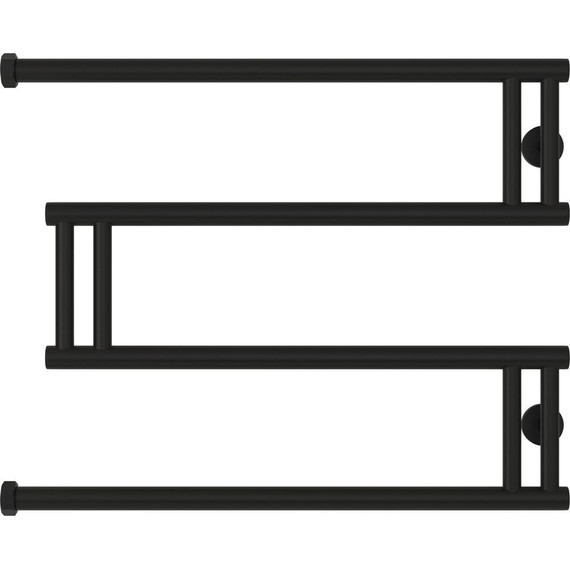 Полотенцесушитель водяной Сунержа High-Tech model "M" П4 500x650 мм 31-4050-5065, чёрный матовый - фото 2