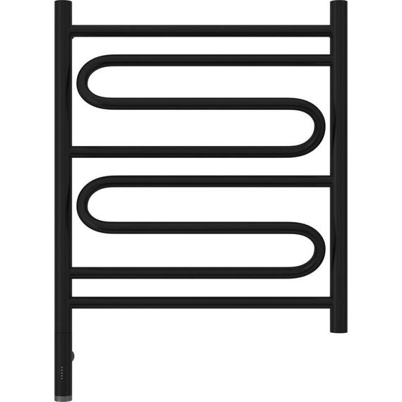 Полотенцесушитель электрический Сунержа Элегия 3.0 П8 600x500 мм 31-5818-6050 L, чёрный матовый - фото 2