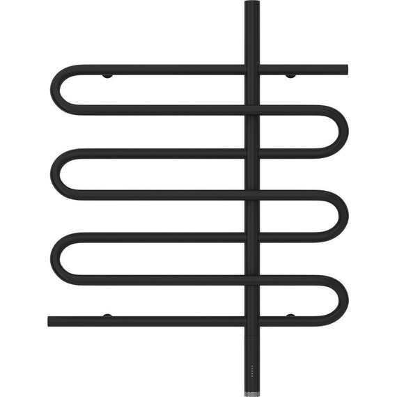Полотенцесушитель электрический Сунержа Эпатаж 3.0 П7 800x600 мм 31-5851-8060 R, чёрный матовый - фото 2
