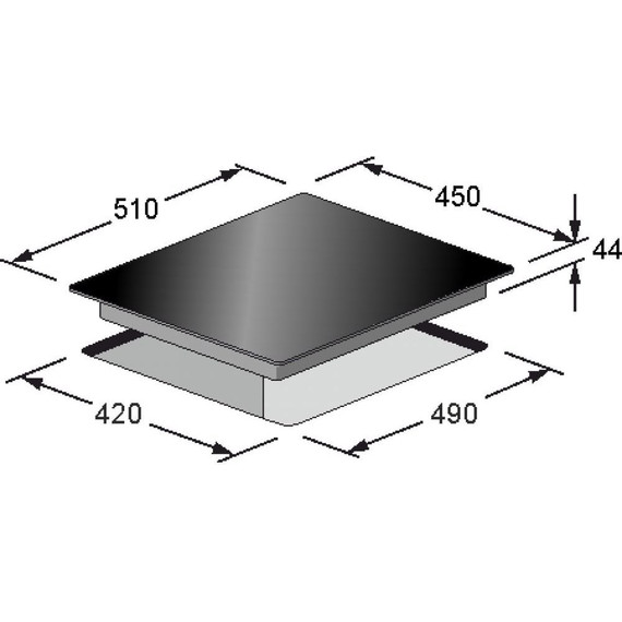 Индукционная варочная поверхность Kaiser Black KCT 4745 F - фото 3