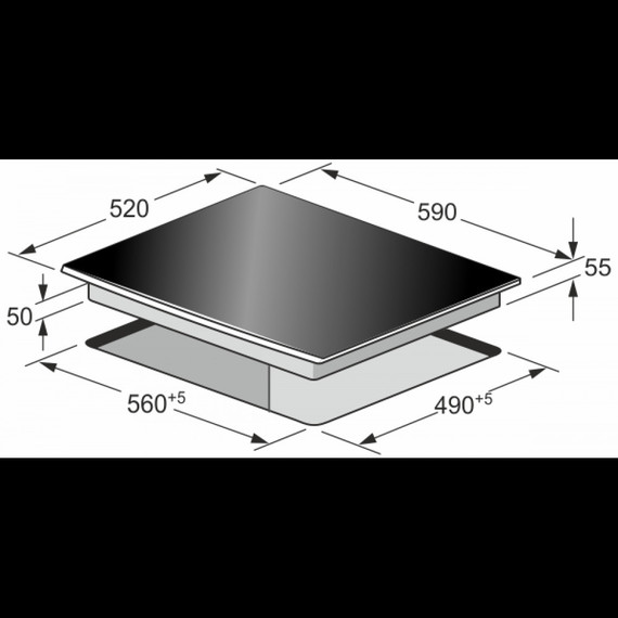 Индукционная варочная поверхность Kaiser Black KCT 6705 FI - фото 4