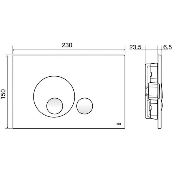 Инсталляция Oli 80 Eco с подвесным безободковым унитазом Point Афина 886914GBO1+PN41041 - фото 7