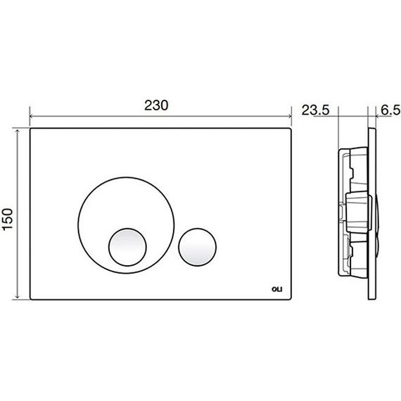 Инсталляция Oli 80 Eco с подвесным безободковым унитазом Point Ника 886914GBO3+PN41081 - фото 8