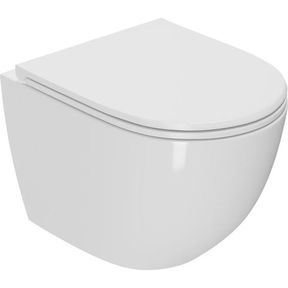 Инсталляция Oli 80 Eco с подвесным безободковым унитазом Point Афина 886914GBO1+PN41041 - фото 2