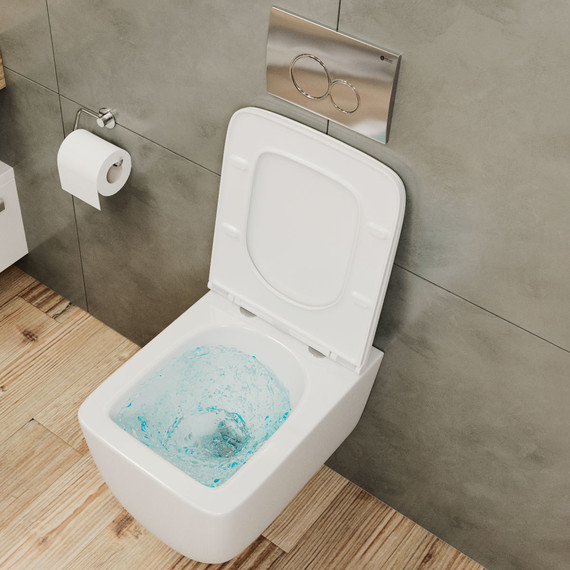 Инсталляция Point Элемент с подвесным безободковым унитазом Меркурий PN48011W - фото 10