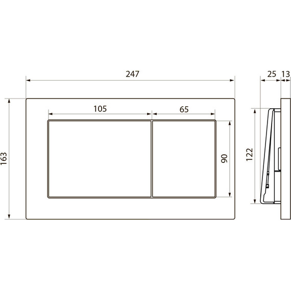 Инсталляция Point Элемент с подвесным безободковым унитазом Меркурий PN48010BM - фото 15