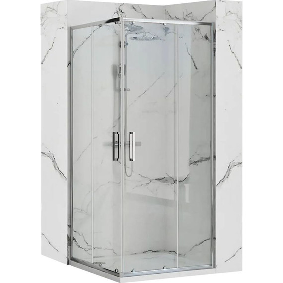 Душевое ограждение Loranto Neo 90x90 см CS-21809, хром/прозрачное - фото 