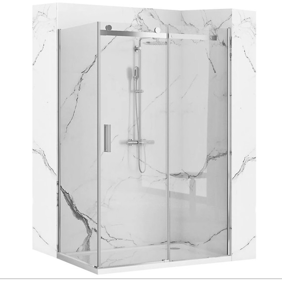 Душевое ограждение Loranto Neo 120x90 см CS-22111-120*90 (стекло 8 мм) хром/прозрачное - фото 2