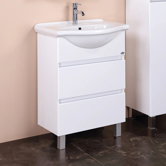 Тумба напольная с раковиной Onika Элита 60 см 106120 - фото 3