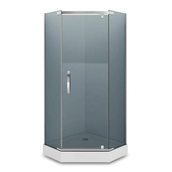 Душевое ограждение Loranto Neo 90x90 см CS-22112 (стекло 8 мм) хром/тонированное - фото 