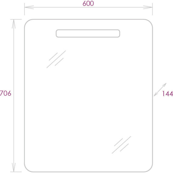 Зеркало-шкаф Onika Неаполь 60 см 206064 - фото 6