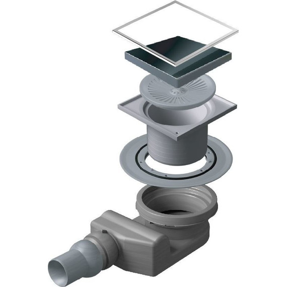 Трап Pestan (BETTOSERB) Confluo Standard Black Glass 4 13000092, чёрный - фото 3