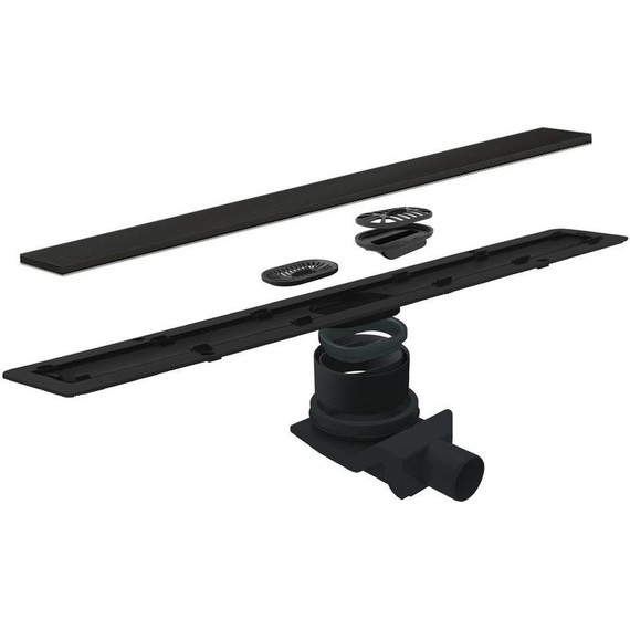 Трап Pestan (BETTOSERB) Confluo Frameless Black Matte Line 300 13701259, чёрный матовый (под плитку), Цвет производителя: чёрный матовый, Размер трапа: 300 - фото 3