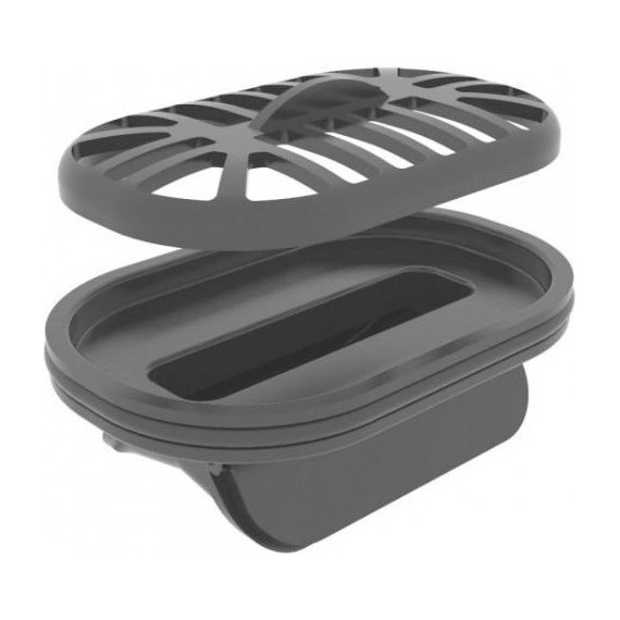 Трап Pestan (BETTOSERB) Confluo Frameless Black Matte Line 450 13701318, чёрный матовый (под плитку), Цвет производителя: чёрный матовый, Размер трапа: 450 - фото 6