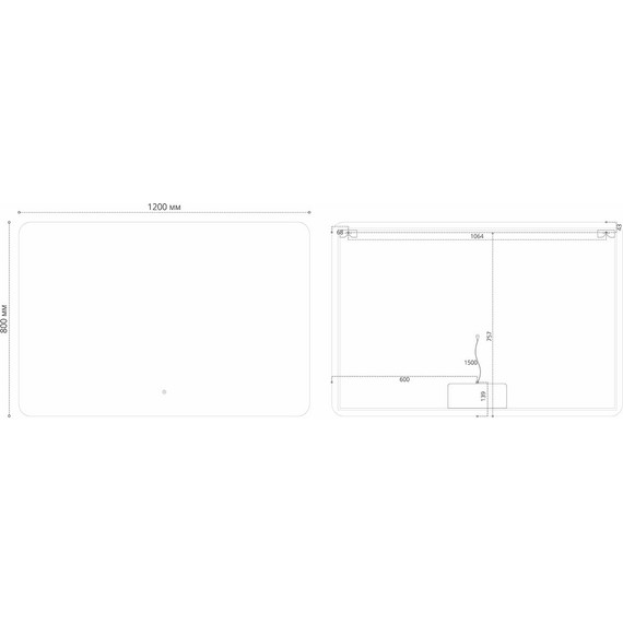 Зеркало Vincea Led 120 см VLM-3BE120-2 - фото 6