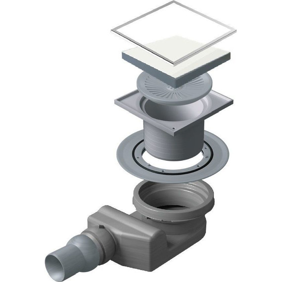 Трап Pestan (BETTOSERB) Confluo Standard White Glass 4 13000096, белый - фото 2