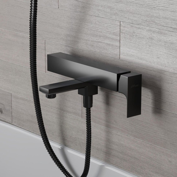 Смеситель для ванны Paini Grazia 21PZ111, черный матовый - фото 3