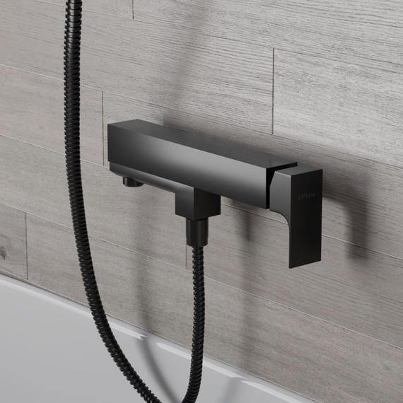 Смеситель для ванны Paini Grazia 21PZ111, черный матовый - фото 4