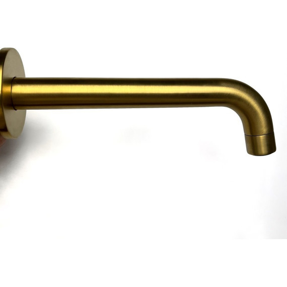 Смеситель для раковины настенный Paini Cox Grip 7GPJ208, матовое золото - фото 3