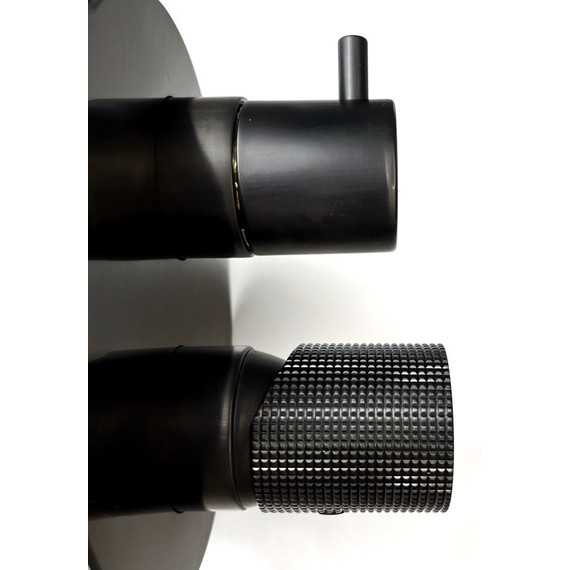 Смеситель для ванны Paini Cox Grip 7GPZ6911, черный матовый - фото 4