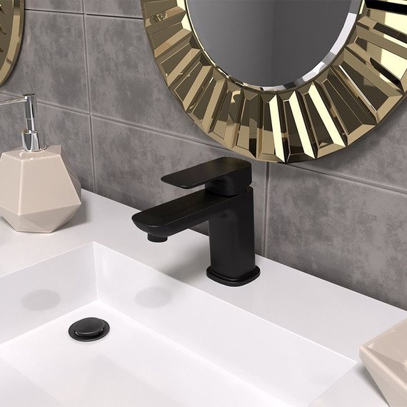 Смеситель для раковины Paini Nove 09YO205ME, черный - фото 2