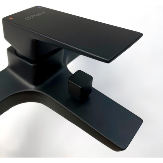 Смеситель для ванны Paini Torre 98YO111, черный - фото 4