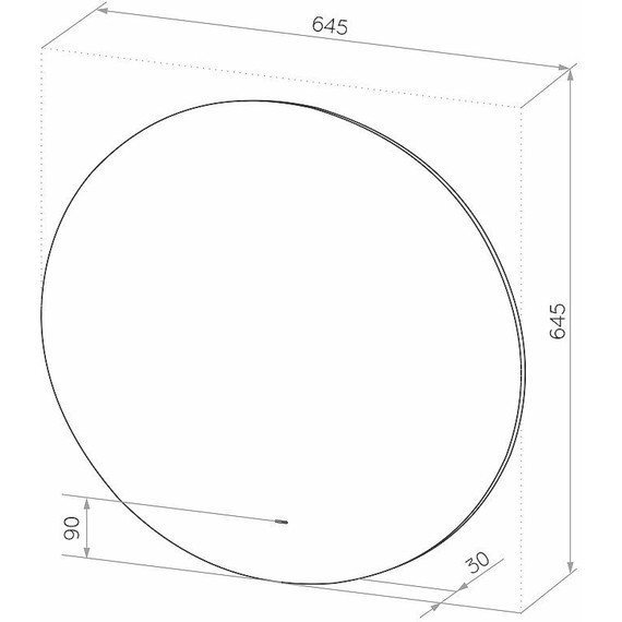 Зеркало Континент Ajour Led 64 см ЗЛП399 - фото 9