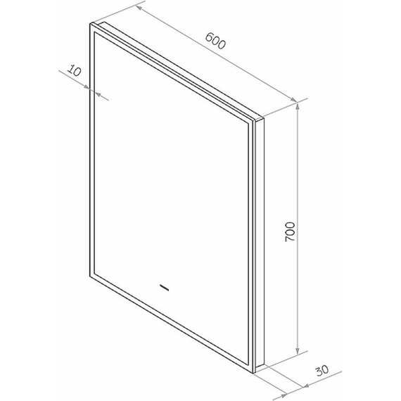 Зеркало Континент Amer Led 60 см ЗЛП1537 - фото 10