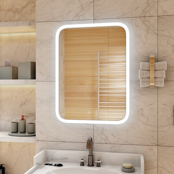 Зеркало Континент Glamour Led 50 см ЗЛП243 - фото 