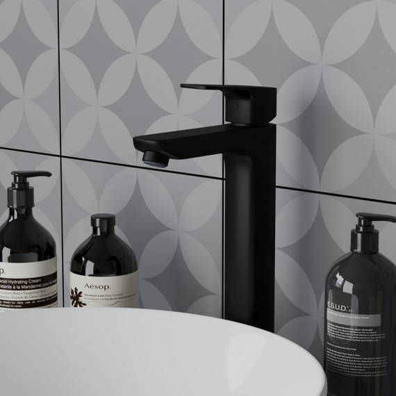 Смеситель для раковины высокий Paini Viva Style P4YO205LL, черный - фото 2