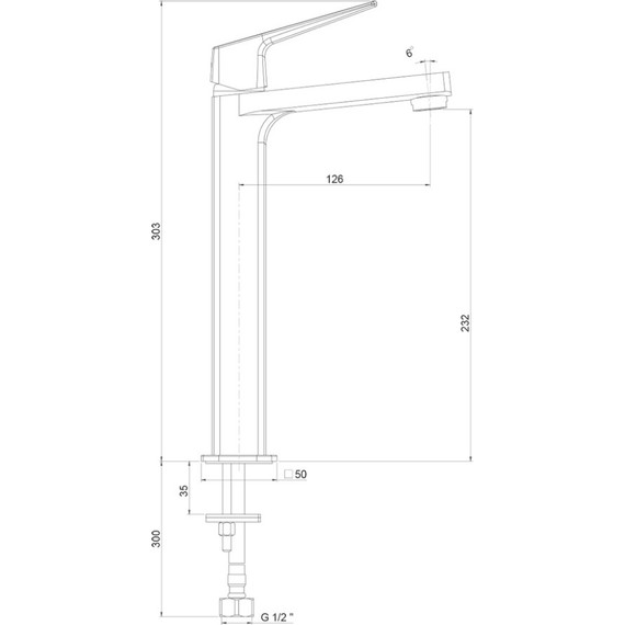 Смеситель для раковины высокий Paini Bari RTCR205LL - фото 3