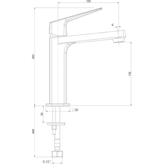 Смеситель для раковины Paini Bari RTYO205, черный - фото 3