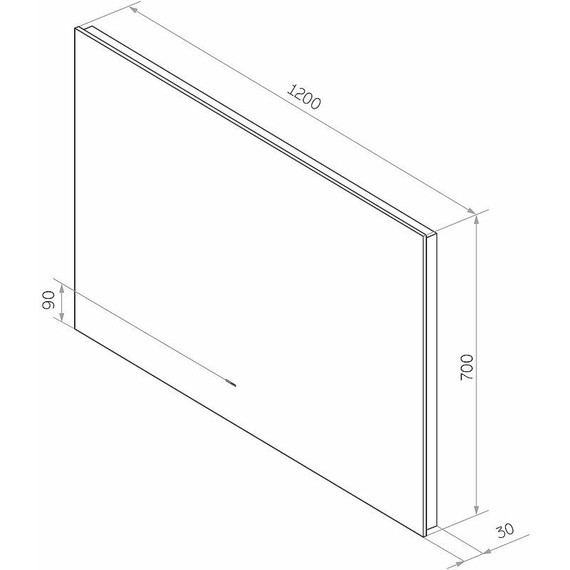 Зеркало Континент Trezhe Led 120 см ЗЛП533 - фото, картинка 8 Зеркало Континент Trezhe Led 120 см ЗЛП533 - фото 8