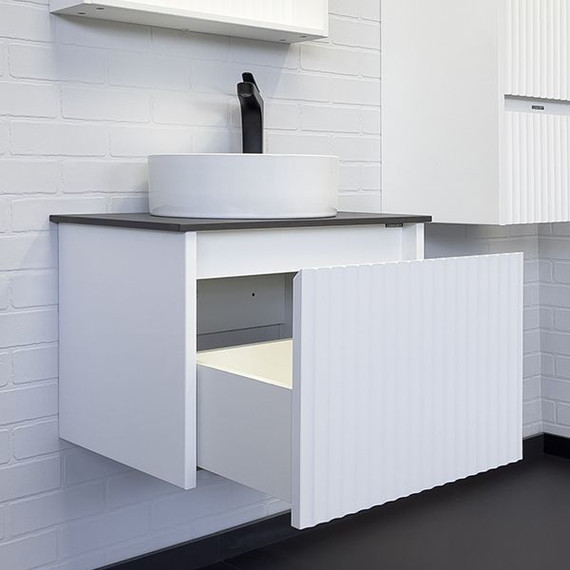 Тумба подвесная с раковиной Comforty Марсель 60 см, белый матовый - фото 7