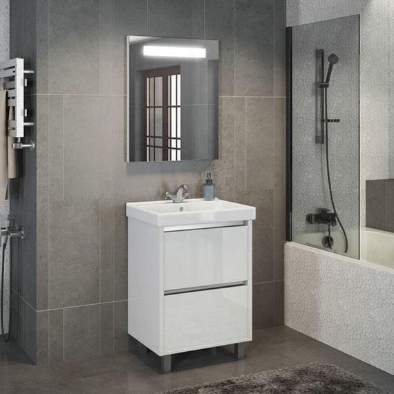 Зеркало Comforty Виола 60 см (бесконтактный сенсор) - фото 2