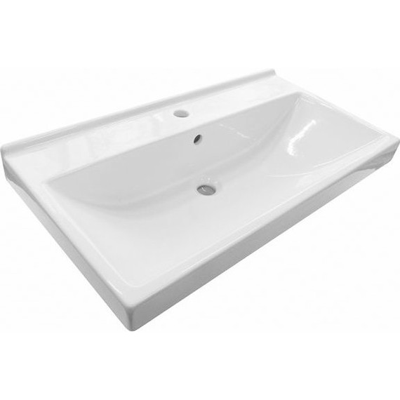 Тумба напольная с раковиной Comforty Осло 80Н см, бетон светлый - фото 2