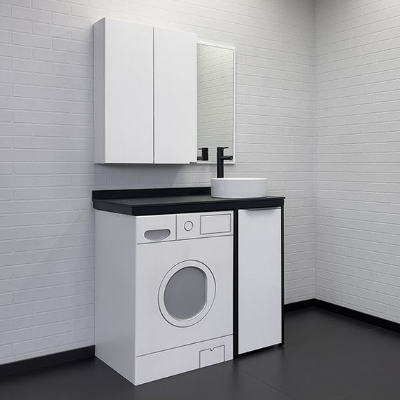 Зеркало Comforty Лозанна 40 см, белый глянцевый - фото 3