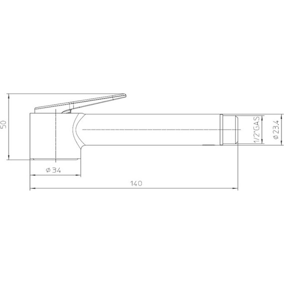Гигиенический душ Bossini Paloma Brass B00470.030 - фото 2