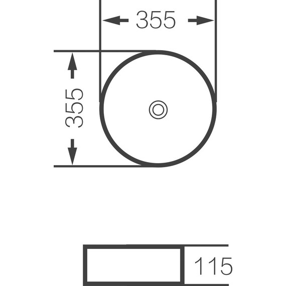 Раковина-чаша Grossman Color 35 см GR-5010GG, золото - фото, картинка 4 Раковина-чаша Grossman Color 35 см GR-5010GG, золото - фото 4