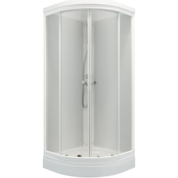 Душевая кабина Triton Ультра А 80x80 см, белый/прозрачное - фото 