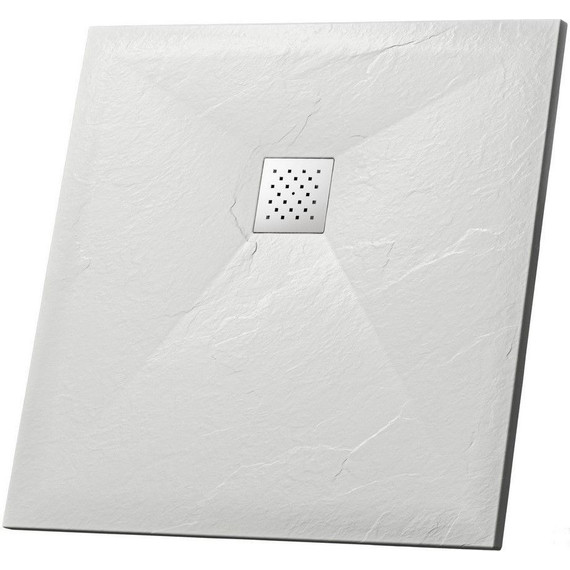 Поддон каменный Grossman Strong 100x100 см GR-S1100100Q, белый матовый - фото 