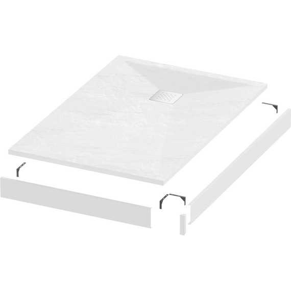 Панель для душевого поддона Grossman Strong 100x80 см GR-S1801001Q - фото 2