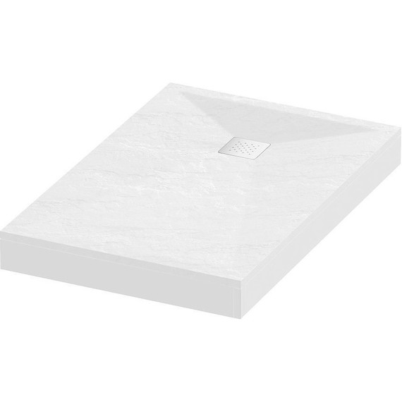 Поддон каменный Grossman Strong 100x90 см GR-S190100Q, белый матовый - фото 3