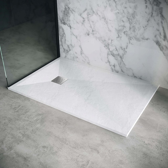 Поддон каменный Grossman Strong 120x90 см GR-S190120Q, белый матовый - фото 4